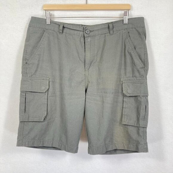 Share Dip Men's Cargo Shorts 100% Cotton Utility GorpCore Summer Outdoors 36 - Picture 1 of 4